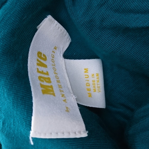 Anthropologie Maeve Alicia Sequined Midi Skirt Green Side Zip Slit Size M - Picture 6 of 6